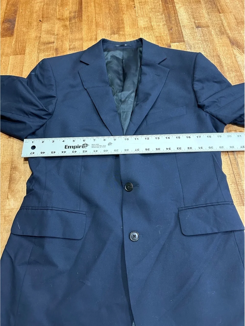 PINK Navy Blue Suit Jacket Blazer